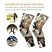 sanluoli Camouflage Rtero knee stabilizer brace for women (1 pair) Support for All Sports knee protector for Soccer, Soccer, Soccer, Soccer