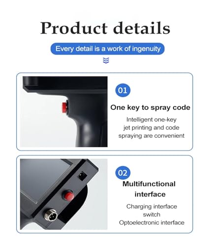 Imprimante d'étiquettes jet d'encre portative, encodeur QR code et multiformat - 7