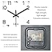 XFM Wall Clock Silent Wall Clocks Battery Operated 8 Inch Small Classic Analog Clock Modern Simple Decorative for Kitchen Office Bedroom Decor