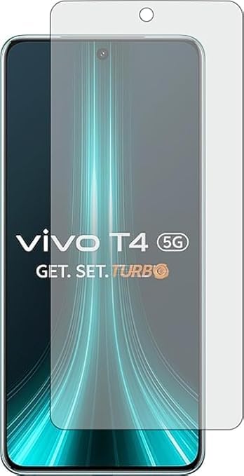 Image of BLACKSHEEP Matte Screen Protector for Vivo T4 (Pack of 1) Membrane Case Friendly Full Edge to Edge Screen Coverage & Installation Kit
