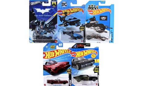 Hot Wheels Batman Lote de 5 Vehículos de Juguete miniatura 1