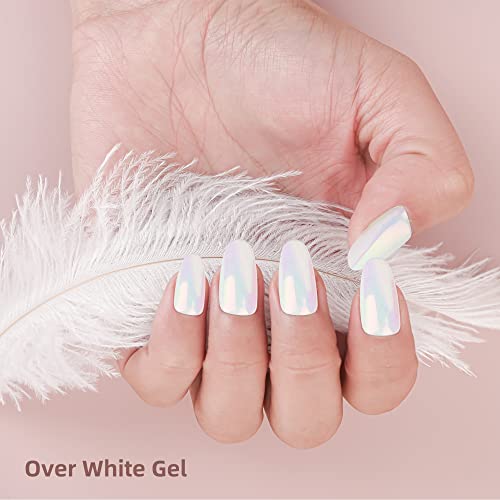 PuzzleBox Mermaid Chrome and Neon Nail Powder Set #TOP25