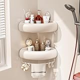 etagere dangle salle de bain inox telescopique leroy merlin 【Deux Méthodes d'Installation】 Cette etagere angle salle de bain est livrée avec tous les accessoires nécessaires pour une installation par perçage ou par ventouse. Remarque : L'installation par ventouse convient uniquement aux surfaces lisses comme le carrelage, le marbre poli, le verre, le métal ou le bois massif. Convient uniquement pour les coins à 90°, non pour les coins arrondis. Assurez-vous que le mur soit propre et sec avant installation.