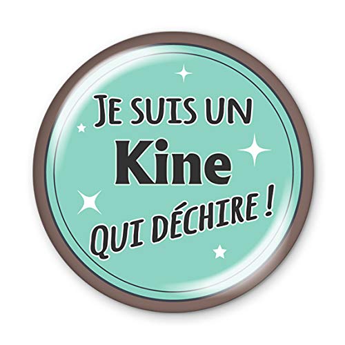 COLLEEN ILLUSTRATIONS Décapsuleur porte-clés 56mm Je suis un kiné qui déchire