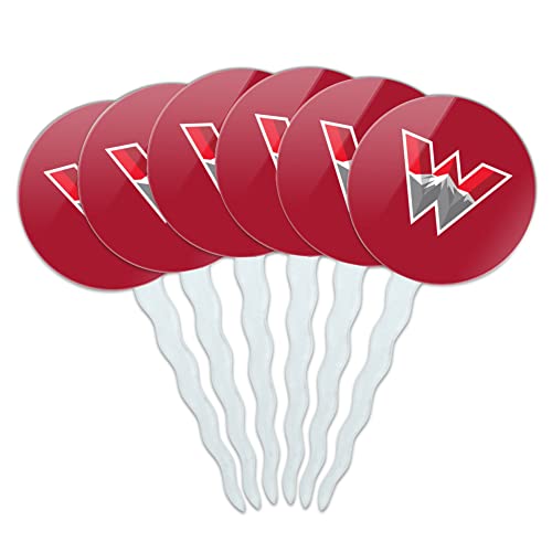Western Colorado University Primary Logo Cupcake Picks Toppers Decoration
