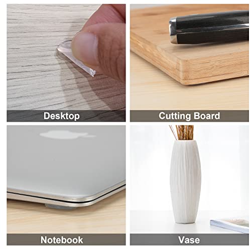 Self Adhesive Glass Table Top Bumpers, Clear Glass Table Top Anti Slip Pads, Rubber Bumpers For Glass Table Tops, Photo Frame, Furniture (Round 20Mm X 2Mm, 24 Pcs) #TOP3