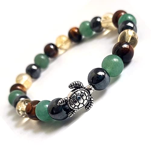 Image of HEALING AND SEMI-PRECIOUS CRYSTAL STONE BRACELET 8 MM ROUND FOR FENSHUI