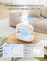 DREO Smart Luftbefeuchter für Schlafzimmer, oben befüllbarer 4L Siupergroßer Kühler Nebel Humidifier mit Öl Diffusor und Nachtlicht, 36 Stunden Laufzeit, leiser Ultraschall Luftbefeuchter Zuhause – Ansicht 5