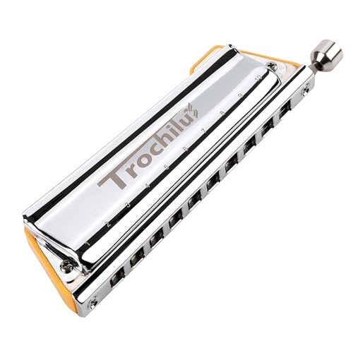 JDR Trochilus Chromatic Harmonica 10 Holes Chromonica Key of C Armonica...