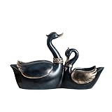 Tissue Box Cute Swan Nordic Tissue Box Living Room Decorations Wine Rack Christmas Wedding Gift Convenient and Durable (Color : Blue Size : 37x29cm) (Blue 37x29cm)