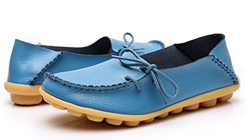 Image of VenusCelia Women's Breathable Comfort Walking Office Flat Loafer