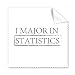 Quote I Major in Statistics Cleaning Cloth Phone Screen Glasses Cleaner 5pcs
