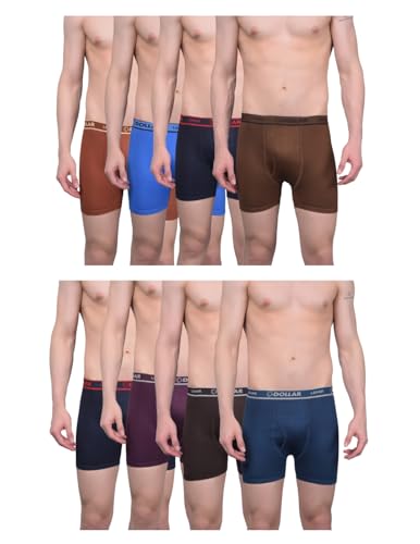 Image of Dollar Lehar Mens Combed Cotton Trunk - Actual Colour May Vary