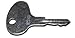 Ignition key for Caterpillar, Mitsubishi, International, Kumiai, Part Number 123243