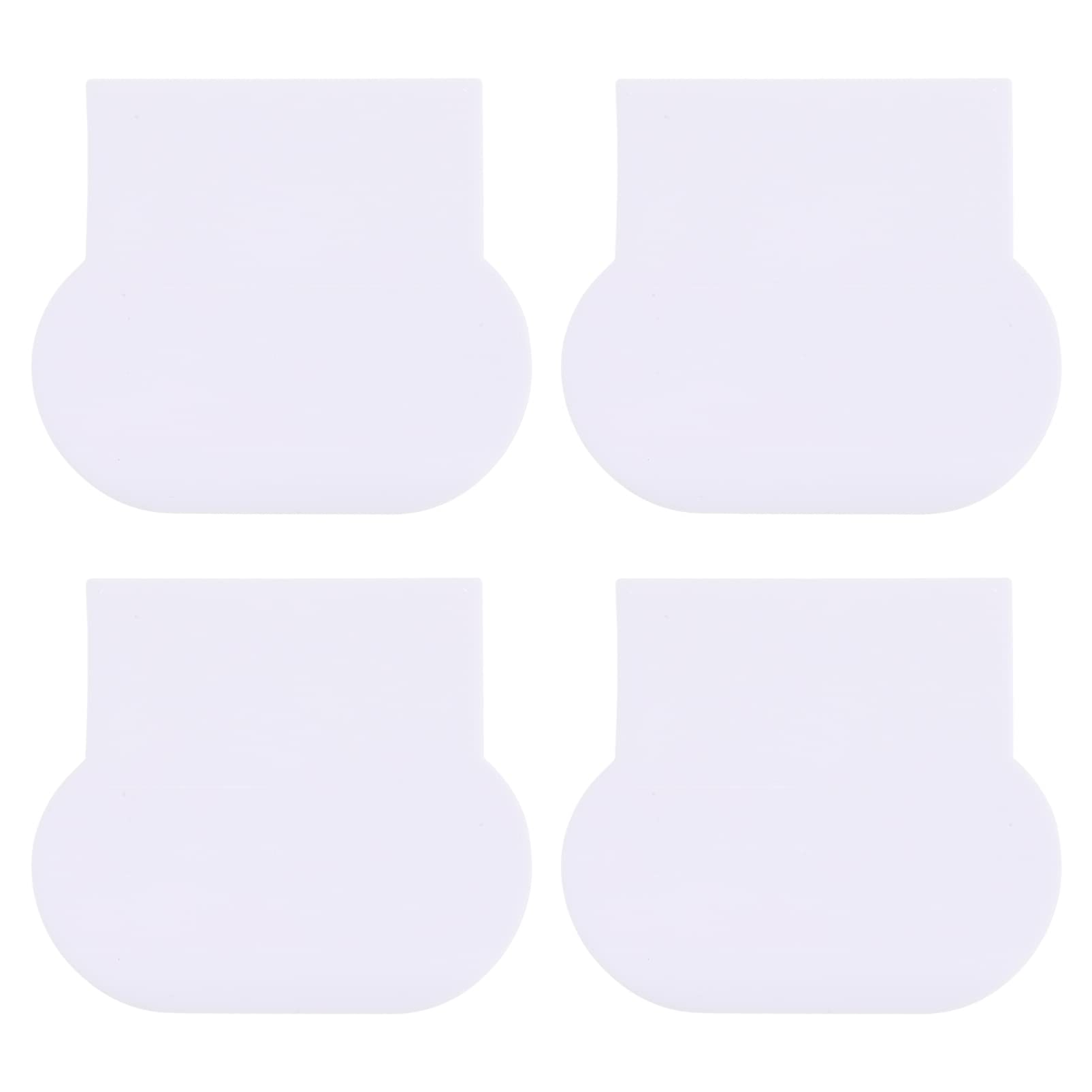 HONMEET Toilet Seat Lifter Handles 4pcs White Lid Lifter for Elderly and Boys and Girls Easy Use