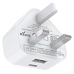 USBC Plug UK,USB and USB C Charger Plugs Adaptor Type C Port Wall Charging Fast Charge Compatible with New iPhone 17 Pro Max Air 16e 16 Plus Pro Max 15 14 13 12 11 SE iPad 11th 2025 2024 A16 A17 Pro