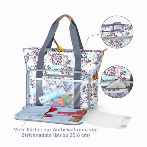 Teamoy Stricktasche Löwenzahn – Aufbewahrung für Strickprojekte – Bild 4