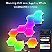 Mamamax Led Wall Lights 3 Pack Hexagon Lights Smart Modular RGB-IC Honeycomb Light with APP Remote Control and Music Sync Gaming Setup for Game Room Bedroom (A) Mamamax Led Wall Lights 3 Pack Hexagon Lights Smart Modular RGB-IC Honeycomb Light with APP Remote Control and Music Sync Gaming Setup for Game Room Bedroom (A)