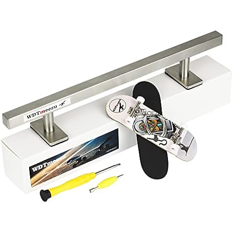 WDTMEEZU Wood Fingerboard with Metal Rail Set Cover