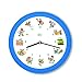 Produktbild KOOKOO KinderLieder Blau, kleine Wanduhr, 21cm, zu jeder Stunde tönt eines von 12 bekannten Kinderliedern auf Zither und Altflöte, mit Lichtsensor