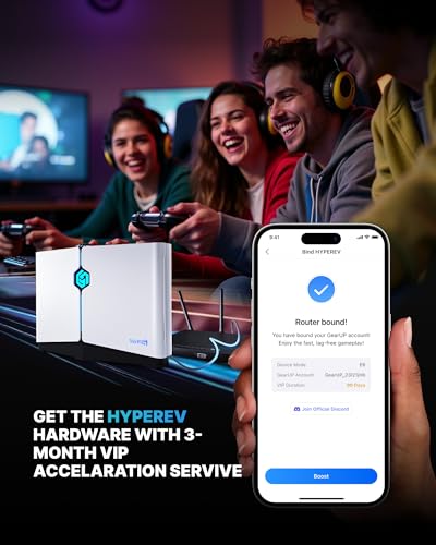 Image of Gaming Router WiFi 6: PC, PS5, Xbox, Switch | 90 Days Free GearUP Booster | 2402 Mbps Dual Band (5G /2.4G) | LAN /WiFi Connection | Internet Optimiser for Games