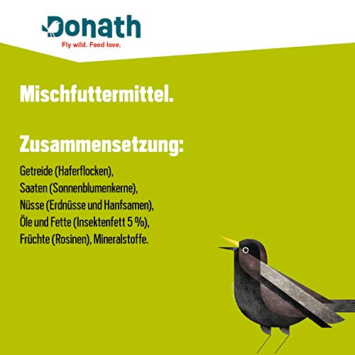 Donath Complete Mix - rijk aan hoogwaardig insectenvet - uitgebalanceerde mengeling - waardevol vogelvoer voor alle… - Afbeelding 6