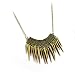Produktbild Kobert-Goods Halskette S40, Collier mit Stacheln Spikes, Altgoldoptik, Modeschmuck, Damen, günstig, Vintage, Halskette
