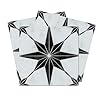 Starry Tile Stickers - Fireplace - Waterproof & Removable - Peel and Stick - Backsplash Tile Stickers 6X6/PC 16PC/Pack #3