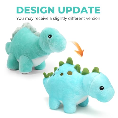 BenBen Dinosaur Stuffed Animal, 13” Dino Plush Toys, Cute Plushies Stuff for Kids, Stegosaurs, Baby Shower, Christmas, Birthday Gifts, Easter Decorations, Blue - image 2