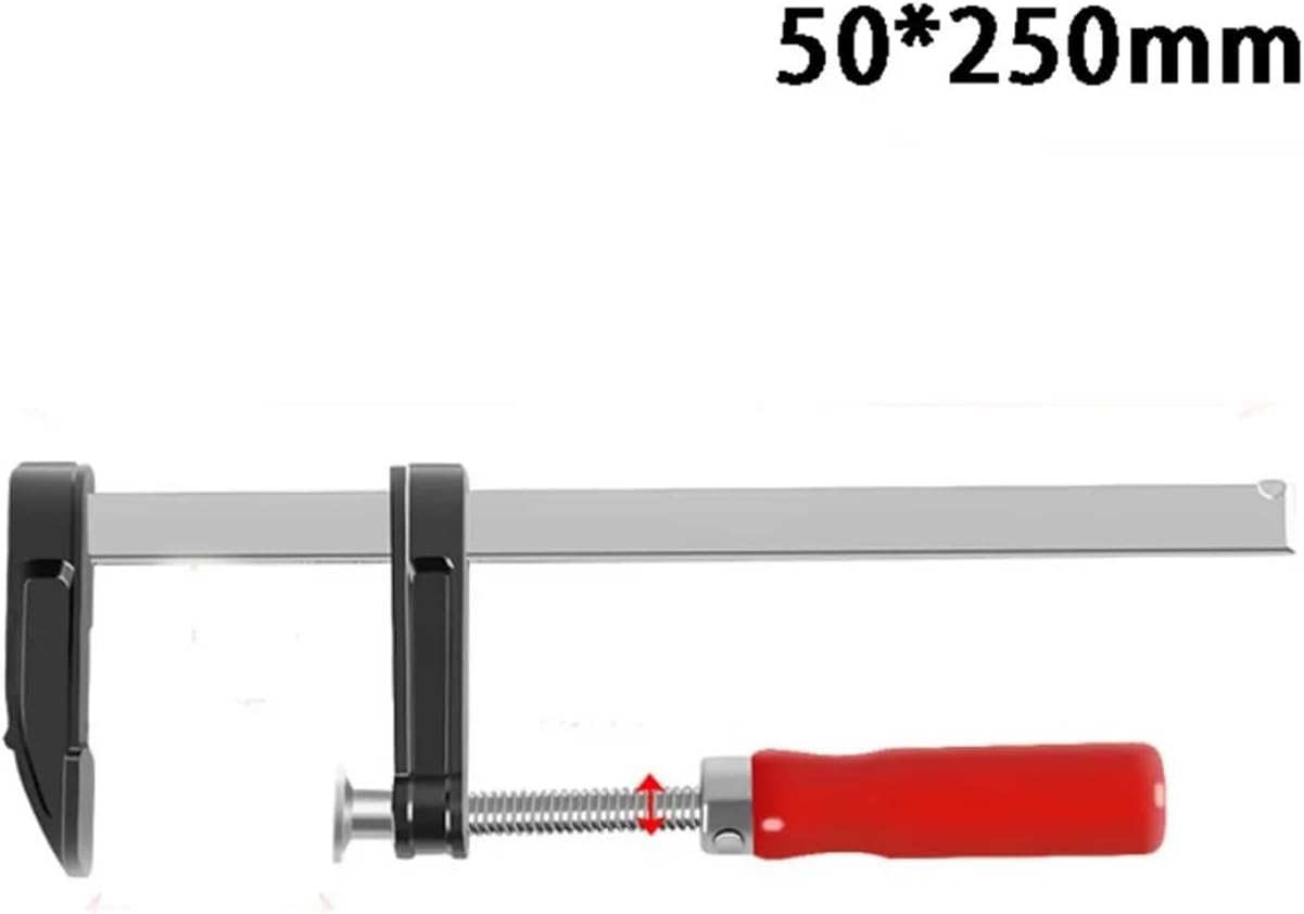 High Strength Heavy Duty F-Clamp Woodworking Carpenter Accessory Bar Clip Clamp DIY Hand Tool Hardware Clamps Wood Clamping(250mm)