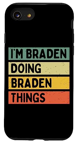 I'm Braden Doing Braden Things �ʔ������� �X�}�z�P�[�X iPhone SE (2020) / 7 / 8 �p