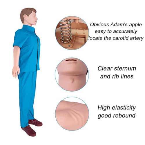 Poupée de réanimation de premiers secours AMITD 160 cm avec sac RPC - 5