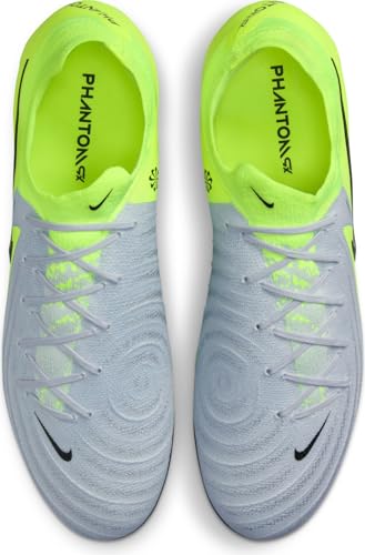 Nike Nike Phantom GX 2 Pro FG Low Top Football Boot FJ2563, Metallic Silver Black Volt, 8.5
