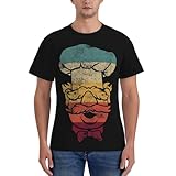 COUHOUGO Vert Swedish Chef Der Ferk Mens T Shirt Summer Short Sleeve Shirt Men's Crew Neck Tee Casual Top Black 3X-Large