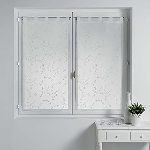 Douceur d'Intérieur Visillo Bordado Blanco Cover