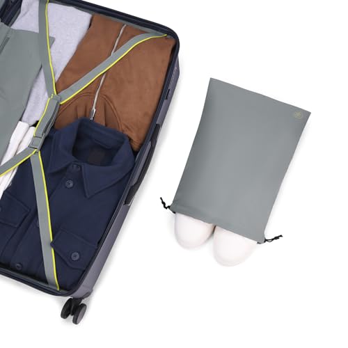 Image of Skybags Plastic Spinner Trunk Check-in Trolley Bag, 78cm | Large Hardsided Luggage with Smooth 8-Wheel & TSA Lock | Suitcase for Travel | 5-Year International Warranty (Navy)