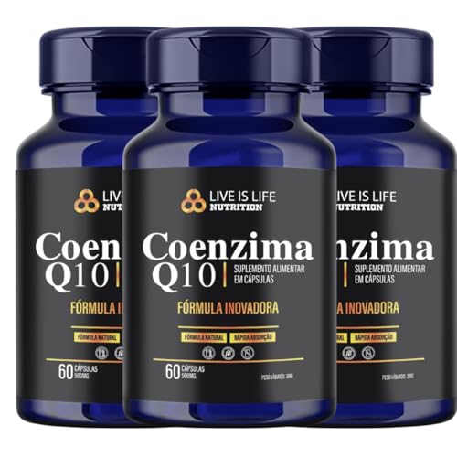 Coenzima Q10 200mg Ubiquinol, Vitamina Q10 Pura, 60 Cápsulas