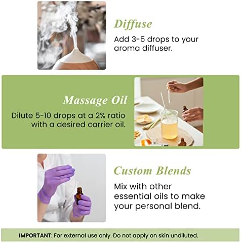 Handcraft Blends Peppermint Essential Oil – Huge 4 Fl Oz – 100% Pure and Natural – Premium Grade Essential Oil for Diffuser and Aromatherapy, Skin, Massage, Candle and Soap Making Fragrance - 5