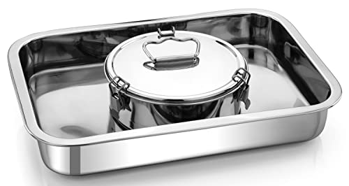 EasyShopForEveryone Molde de flanel/pudim de aço inoxidável – Compatível com panela instantânea de 6