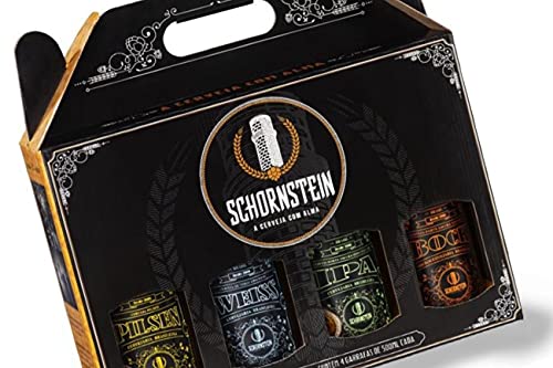 Schornstein Kit Cerveja Artesanal 3 (Pilsen+Ipa+Weiss+Bock 500Ml)