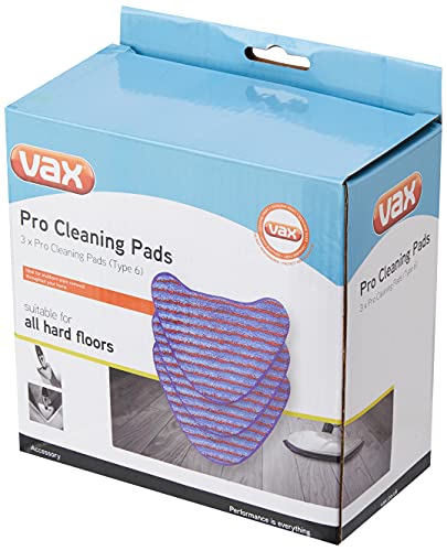 Vax Lot de 3 pads de nettoyage Pro authe...