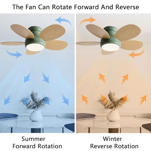 Ventilateur de plafond avec éclairage LED moderne et télécommande
