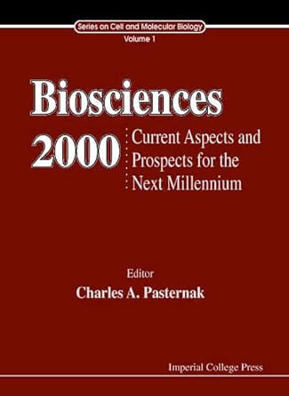 Biosciences 2000: Current Aspects and Prospects for the Next Millennium book cover