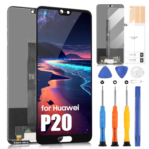 Qualità Assicurata: Schermo LCD di ricambio di alta qualità per Huawei P20, visualizzare le immagini in modo più chiaro e fedele. Ogni schermo è stato testato prima della spedizione con test di alta e bassa temperatura, vibrazione e altri test di invecchiamento da parte del team di controllo qualità. Si avvicina il più possibile a un nuovo schermo originale