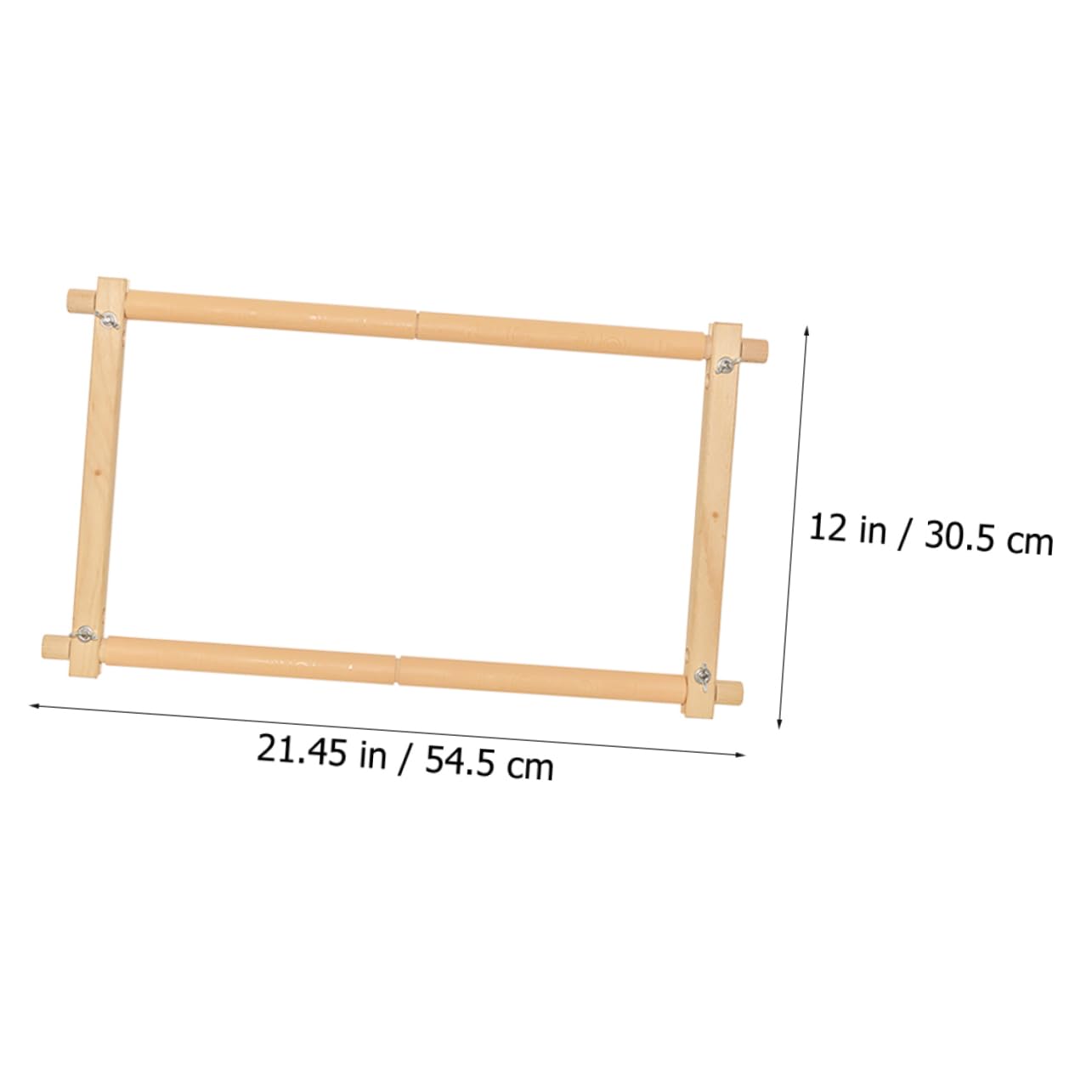 STOBOK Cross Stitch Frame Rack Wooden Embroidery Stand Desktop Embroidery Rack DIY Tool