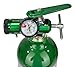 Lightning X Portable Aluminum Medical Oxygen Cylinder, D Size w/CGA-870 Post Valve + 0-15lpm Mini O2 Regulator w/Wrench for Home & EMS Use, Ships Empty (Cylinder + Regulator)