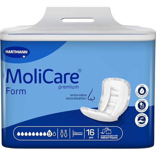 MoliCare Premium Form 9 Tropfen Inkontinenzeinlagen, 16 pc Dépôts