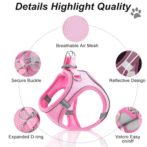 Ledeak No Pull Dog Harness, Highly Reflective Dog Harnesses, Breathable Comfort Anti Pull Dog Harness - Image 2