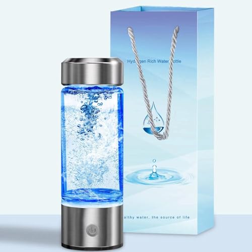Hydrogen Water Bottle, Portable Hydrogen Water Ionizer Machine, Hydrogen Water Generator, Rechargeable Hydrogen Rich Water Glass Health Cup for Home Travel - Image 8