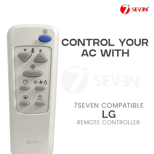 Image of 7SEVEN Compatible AC Remote Control for LG Split and Window Air Conditioner, Match Keys Exactly with Original 65 AC Remote Before Placing Order